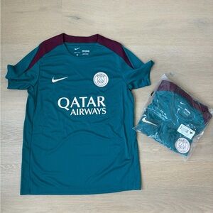 Youth Nike Teal Paris Saint-Germain 2024/25 Strike Training Top